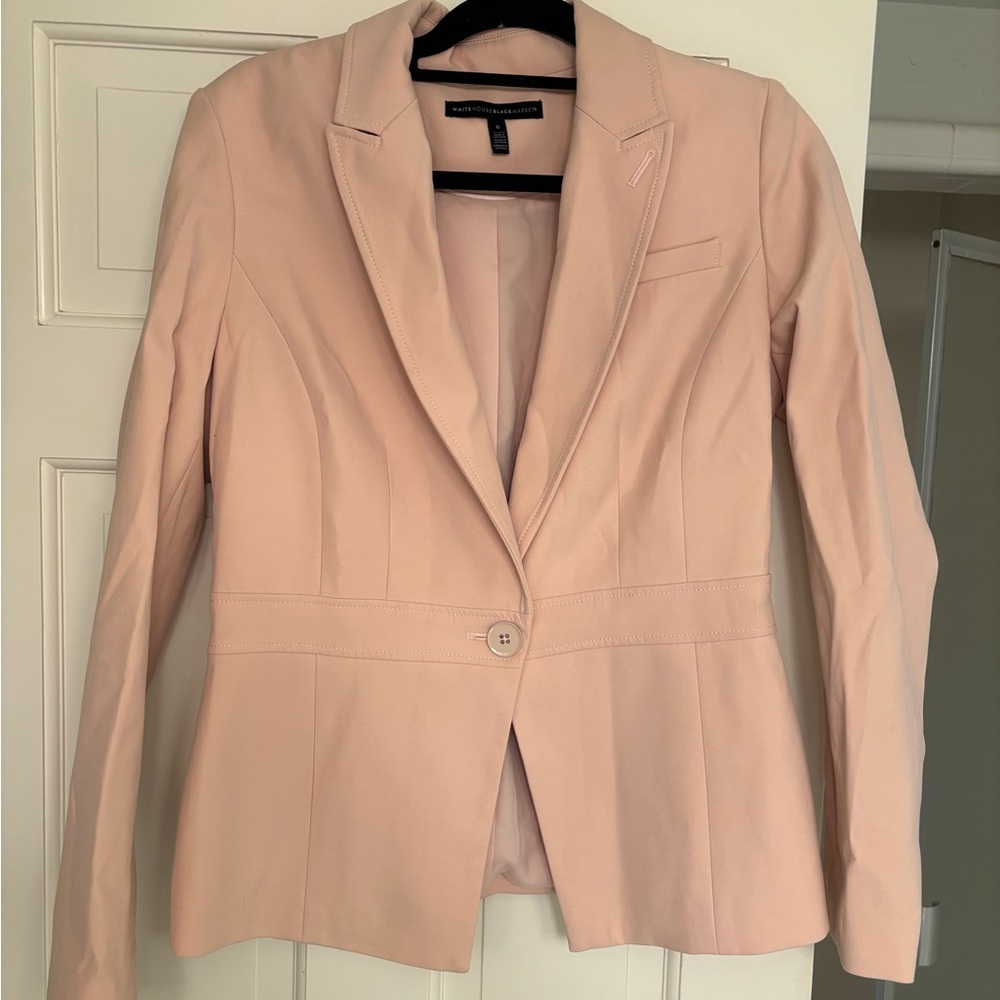 White House Black Market Blush Pink Blazer